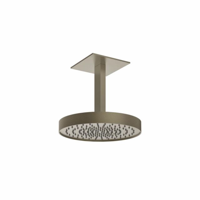 Gessi Tondo Shower Soffione a soffitto orientabile 63470-Finox Brushed Nickel