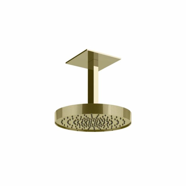 Gessi Tondo Shower Soffione a soffitto orientabile 63470-Brass PVD