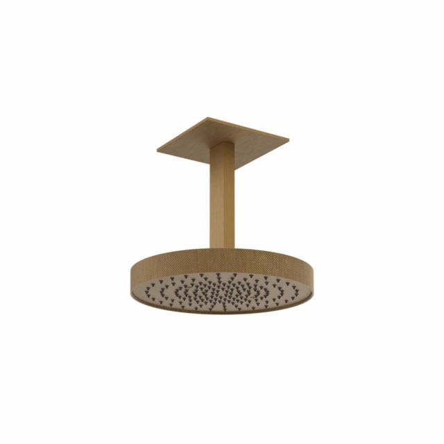 Gessi Tondo Shower Soffione a soffitto orientabile 63470-Antique Brass