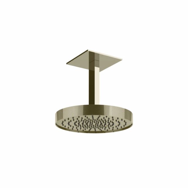 Gessi Tondo Shower Soffione a soffitto orientabile 63470-Nickel PVD