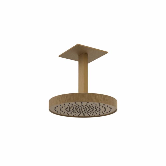 Gessi Tondo Shower Soffione a soffitto orientabile 63472 -Antique Brass