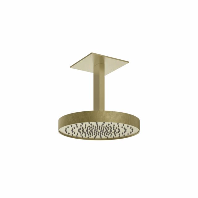 Gessi Tondo Shower Soffione a soffitto orientabile 63472 -Brass Brushed PVD