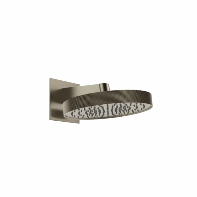 Gessi Tondo Shower Soffione a parete orientabile 63549-Finox Brushed Nickel