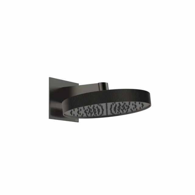 Gessi Tondo Shower Soffione a parete orientabile 63549-Black Metal PVD