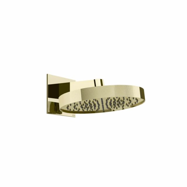 Gessi Tondo Shower Soffione a parete orientabile 63549-Brass PVD