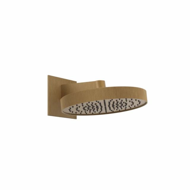 Gessi Tondo Shower Soffione a parete orientabile 63549-Antique Brass