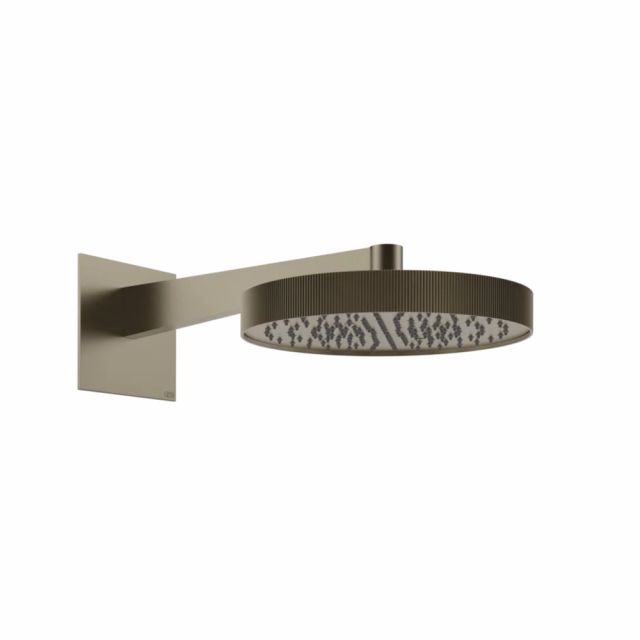 Gessi Tondo Shower Soffione a parete orientabile 63568-Finox Brushed Nickel