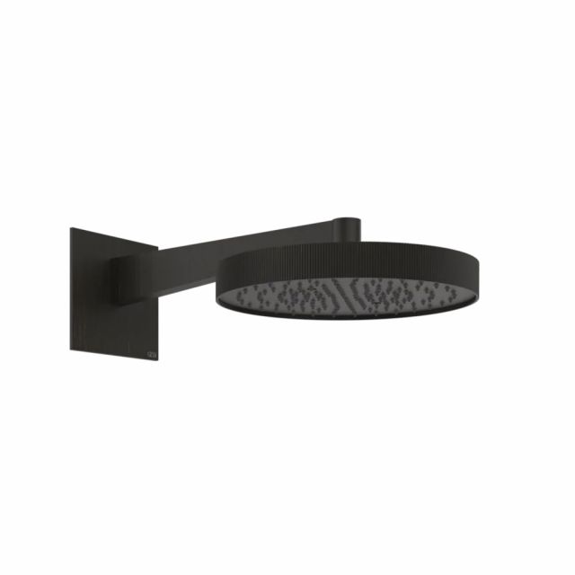 Gessi Tondo Shower Soffione a parete orientabile 63568-Aged Bronze