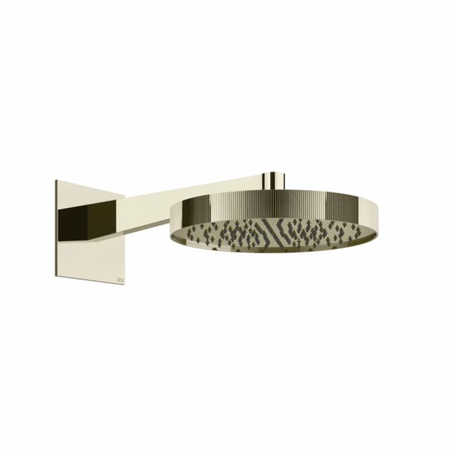 Gessi Tondo Shower Soffione a parete orientabile 63568-Nickel PVD