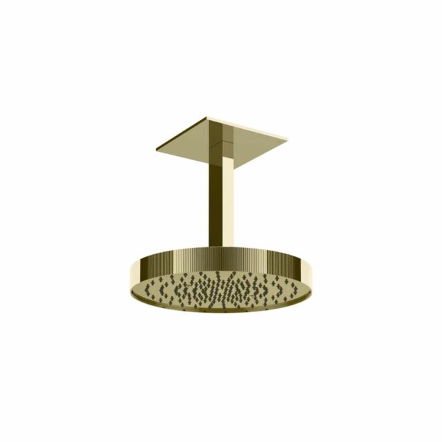 Gessi Tondo Shower Soffione a soffitto orientabile 63570-Brass PVD