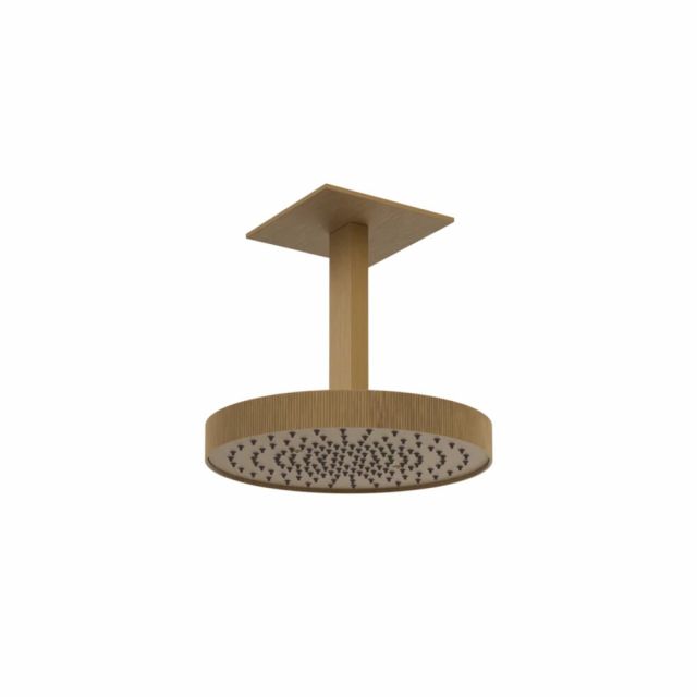 Gessi Tondo Shower Soffione a soffitto orientabile 63570-Antique Brass