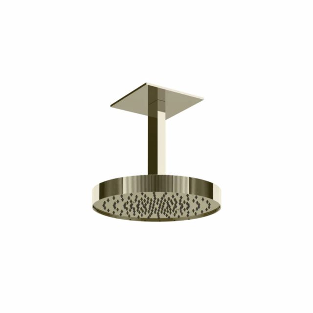 Gessi Tondo Shower Soffione a soffitto orientabile 63570-Nickel PVD