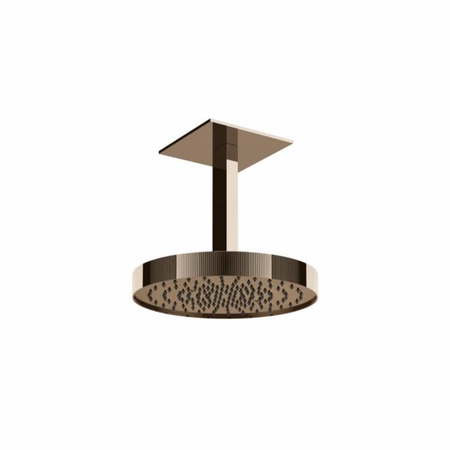Gessi Tondo Shower Soffione a soffitto orientabile 63572-Copper PVD