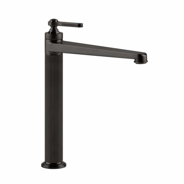 Gessi Venti20 Miscelatore Alto Lavabo 65003-Black Metal Brushed PVD