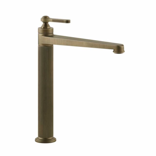 Gessi Venti20 Miscelatore Alto Lavabo 65004-Antique Brass