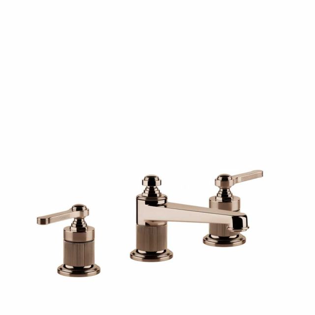 Gessi Venti20 Miscelatore 3 Fori Lavabo 65011-Copper PVD