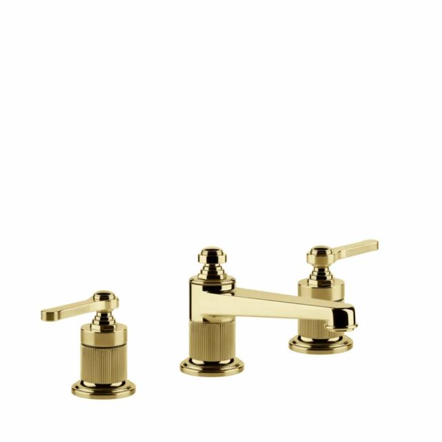 Gessi Venti20 Miscelatore 3 Fori Lavabo 65011-Gold PVD