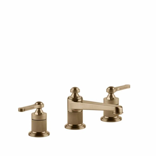 Gessi Venti20 Miscelatore 3 Fori Lavabo 65011-Warm Bronze Brushed PVD