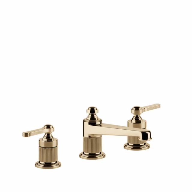 Gessi Venti20 Miscelatore 3 Fori Lavabo 65011-Warm Bronze PVD