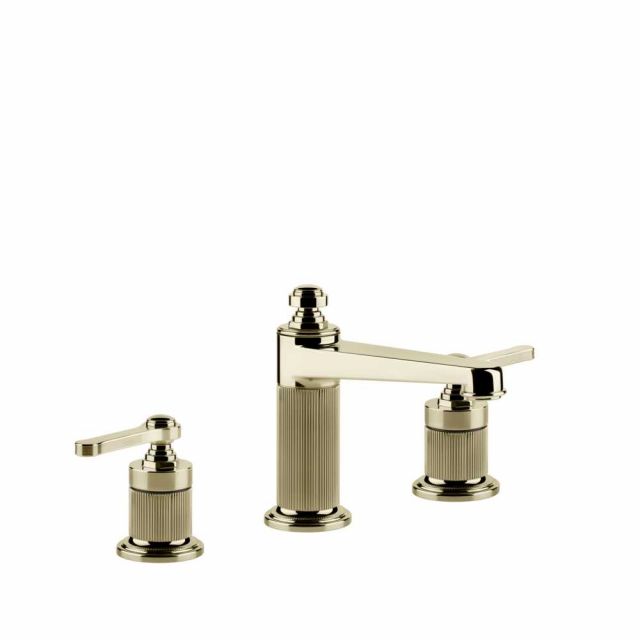 Gessi Venti20 Miscelatore 3 Fori Lavabo 65012-Brass PVD