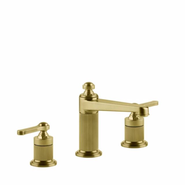 Gessi Venti20 Miscelatore 3 Fori Lavabo 65012-Gold Brushed PVD
