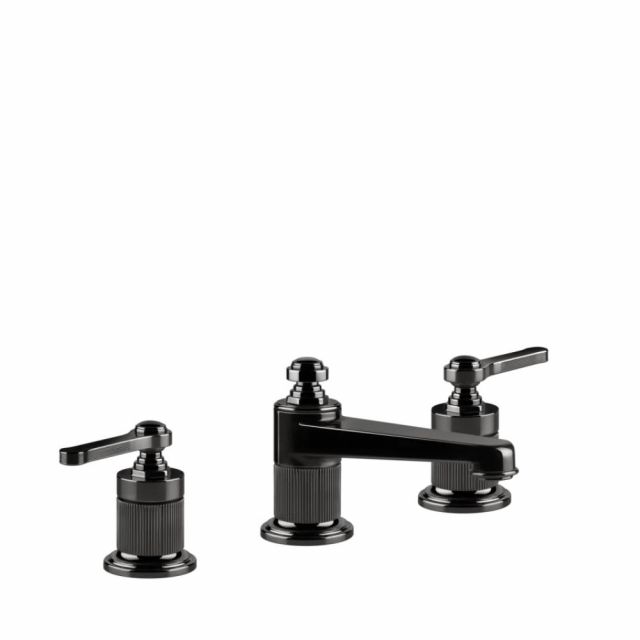 Gessi Venti20 Miscelatore 3 Fori Lavabo 65013-Black Metal PVD
