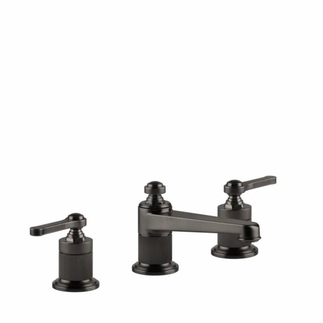 Gessi Venti20 Miscelatore 3 Fori Lavabo 65013-Black Metal Brushed PVD