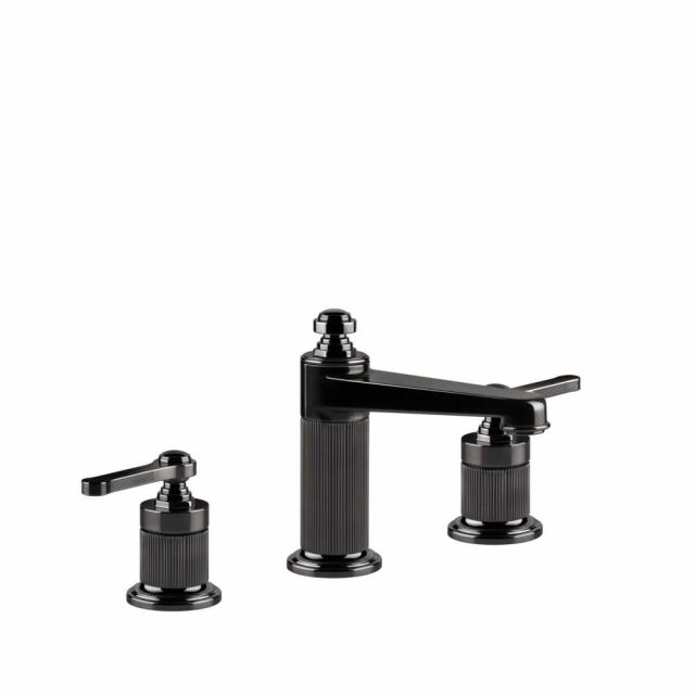 Gessi Venti20 Miscelatore 3 Fori Lavabo 65014-Black Metal PVD