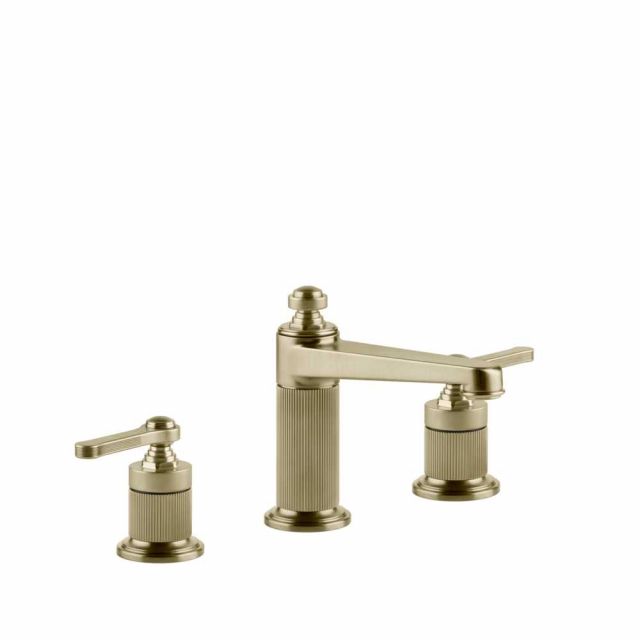 Gessi Venti20 Miscelatore 3 Fori Lavabo 65014-Brass Brushed PVD