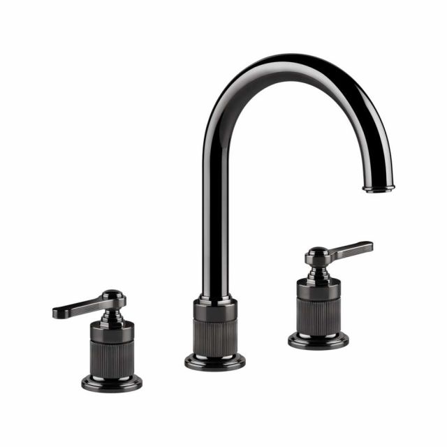 Gessi Venti20 Miscelatore 3 Fori Lavabo 65015-Black Metal PVD