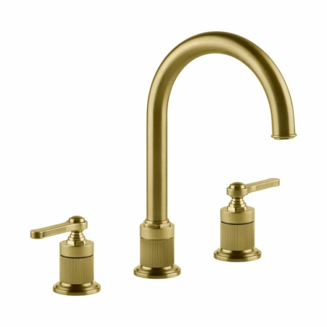 Gessi Venti20 Miscelatore 3 Fori Lavabo 65015-Gold Brushed PVD