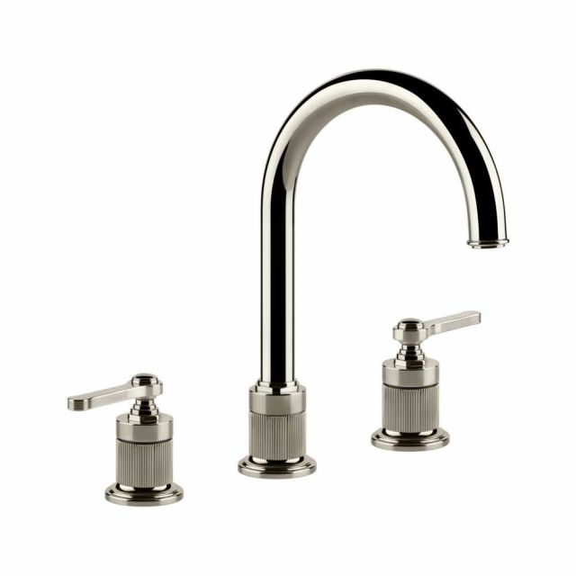 Gessi Venti20 Miscelatore 3 Fori Lavabo 65015-Nickel PVD