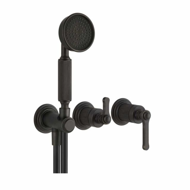 Gessi Venti20 Gruppo a Parete Doccia 65036+54139-Aged Bronze