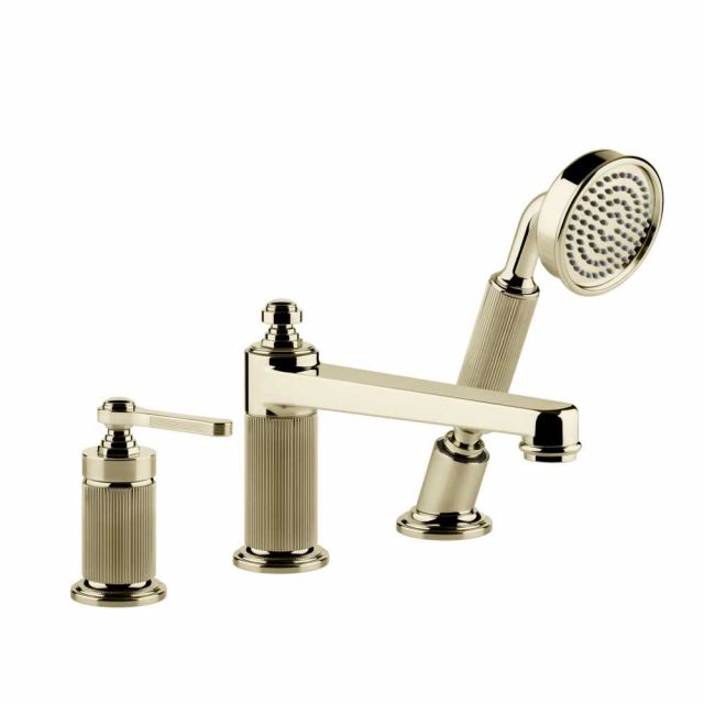 Gessi Venti20 Gruppo Bordo Vasca 65037-Brass PVD