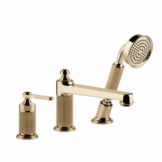 Gessi Venti20 Gruppo Bordo Vasca 65037-Warm Bronze PVD