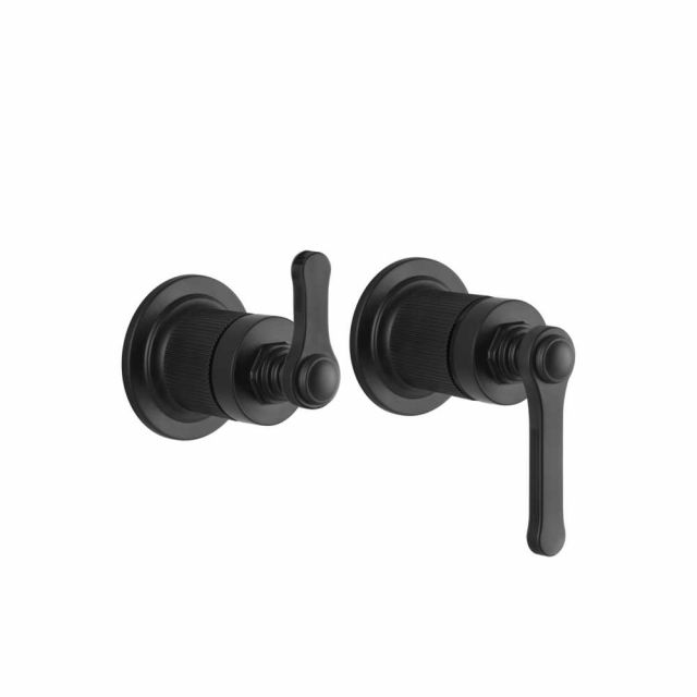 Gessi Venti20 Miscelatore a Parete Doccia 65038+54073-Matte Black