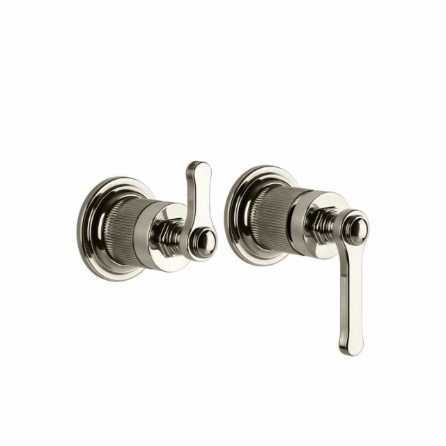 Gessi Venti20 Miscelatore a Parete Doccia 65038+54073-Nickel PVD