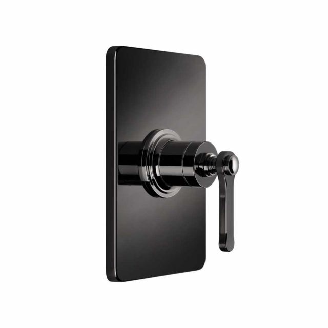 Gessi Venti20 Miscelatore Doccia a Parete 65061+44655-Black Metal PVD