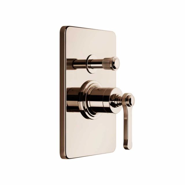 Gessi Venti20 Miscelatore Doccia a Parete 65079+44673-Copper PVD