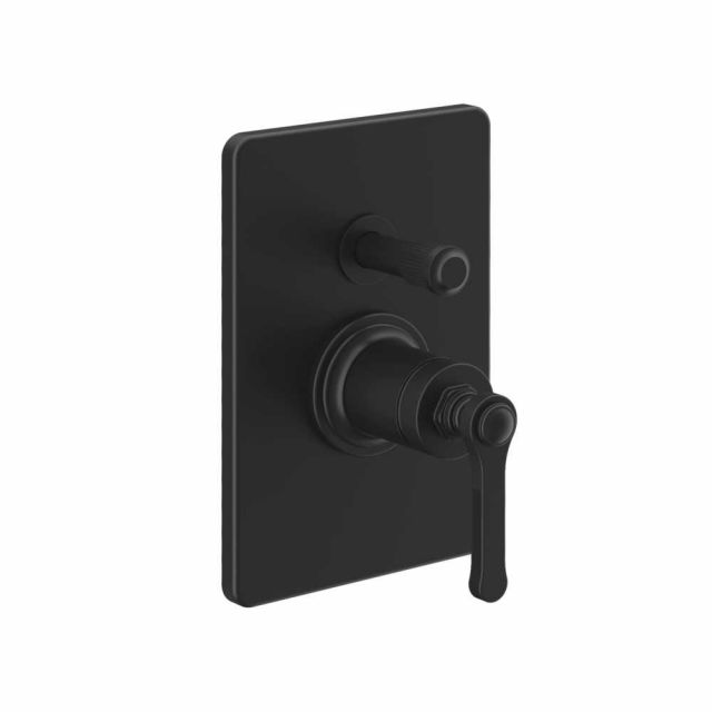Gessi Venti20 Miscelatore Doccia a Parete 65079+44673-Matte Black