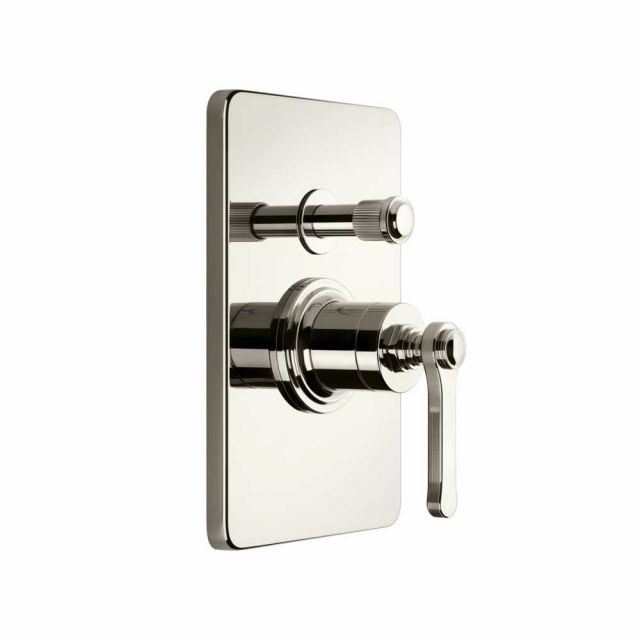 Gessi Venti20 Miscelatore Doccia a Parete 65079+44673-Nickel PVD