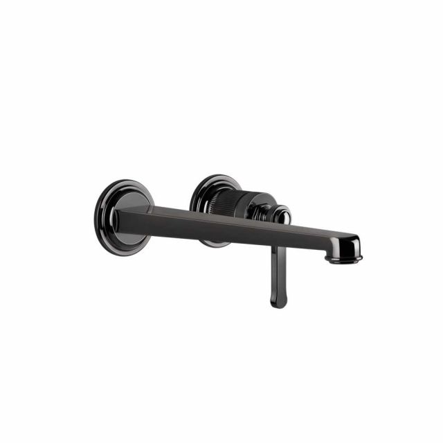 Gessi Venti20 Miscelatore a Parete Lavabo 65088+63397-Black Metal PVD