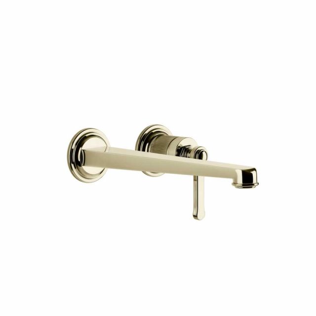 Gessi Venti20 Miscelatore a Parete Lavabo 65088+63397-Brass PVD