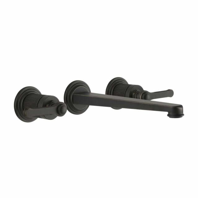 Gessi Venti20 Miscelatore a Parete Lavabo 65090+45089-Aged Bronze