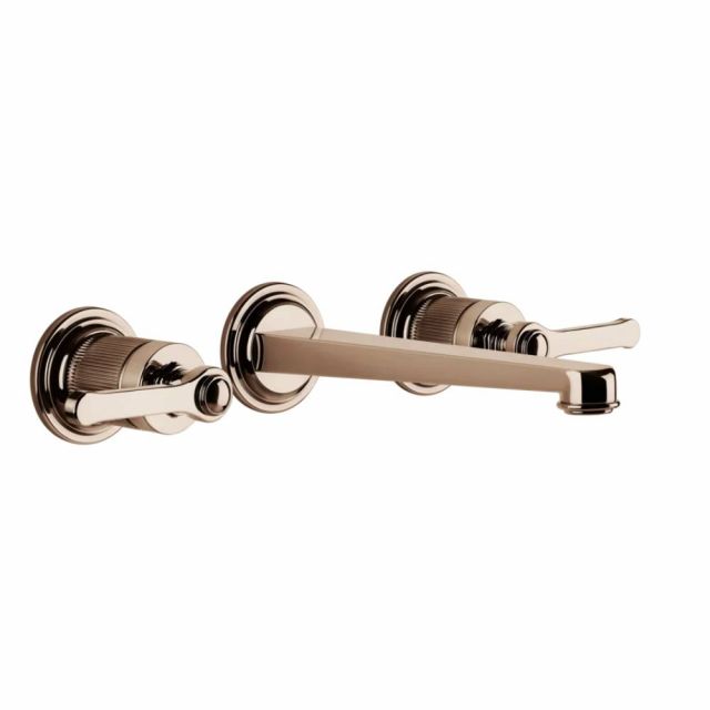 Gessi Venti20 Miscelatore a Parete Lavabo 65091+45089-Copper PVD