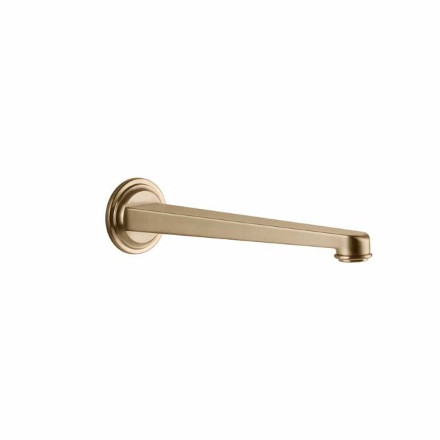 Gessi Venti20 Bocca a Parete Lavabo 65101-Warm Bronze Brushed PVD