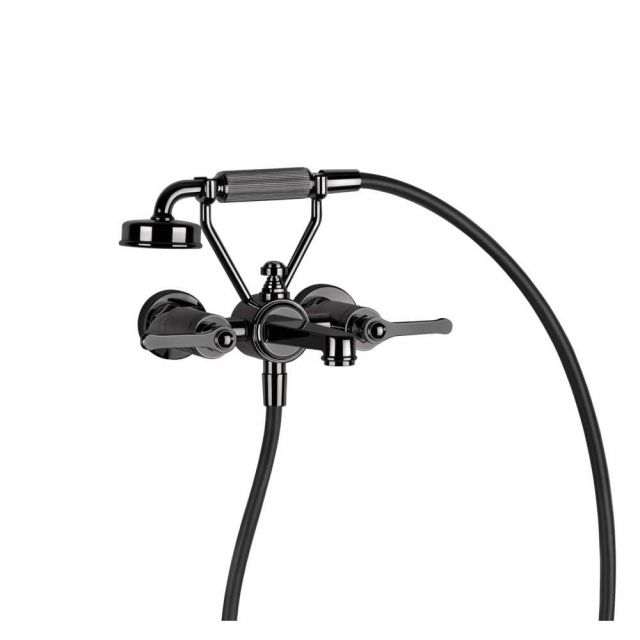 Gessi Venti20 Gruppo Vasca a Parete 65113-Black Metal PVD