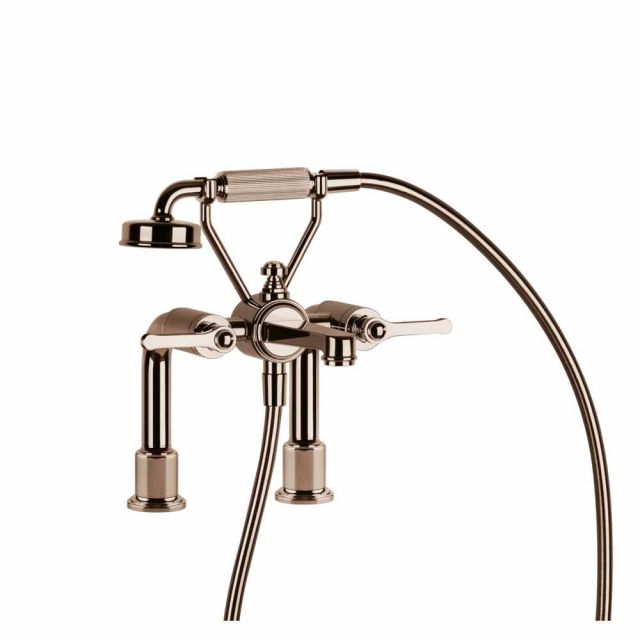 Gessi Venti20 Gruppo Bordo Vasca 65115-Copper PVD