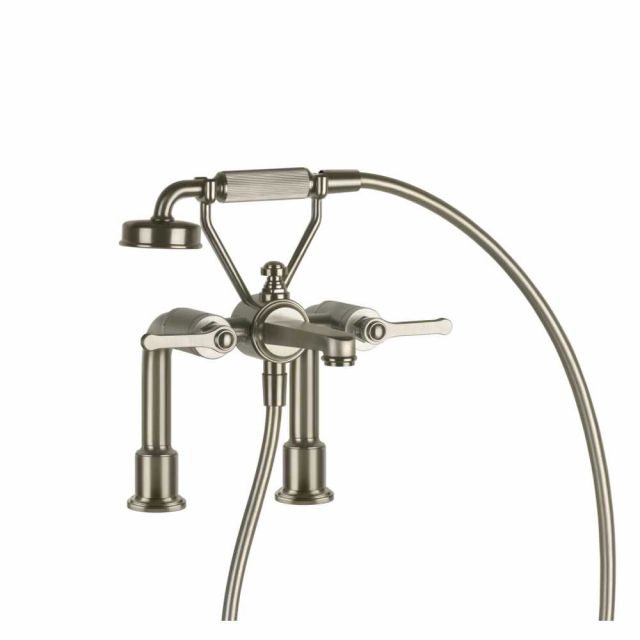Gessi Venti20 Gruppo Bordo Vasca 65115-Finox Brushed Nickel
