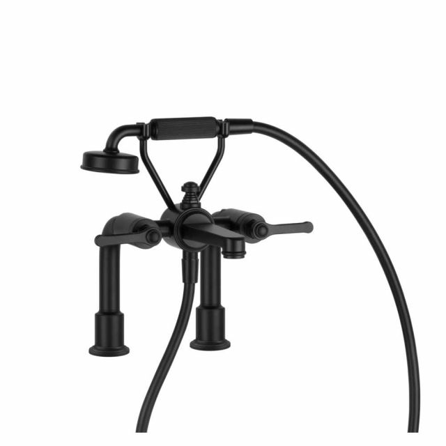 Gessi Venti20 Gruppo Bordo Vasca 65115-Matte Black